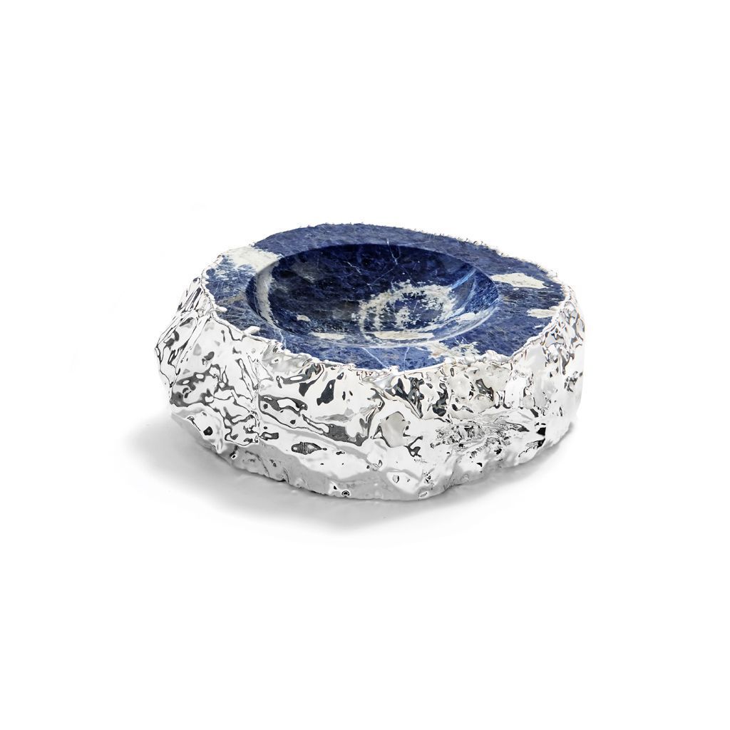 Cascita Bowl, Sodalite - Silver - The Emperor’s Lane