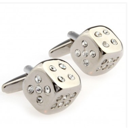 Flashy Dice Cufflinks - The Emperor's Lane