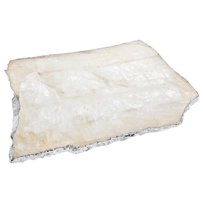 Kiva Crystal Platter Pure Silver, - Large - The Emperor’s Lane