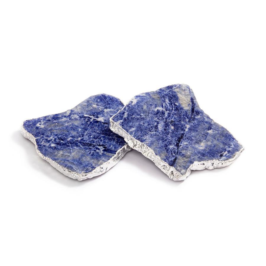 Kivita Sodalite Coaster, Silver - The Emperor’s Lane