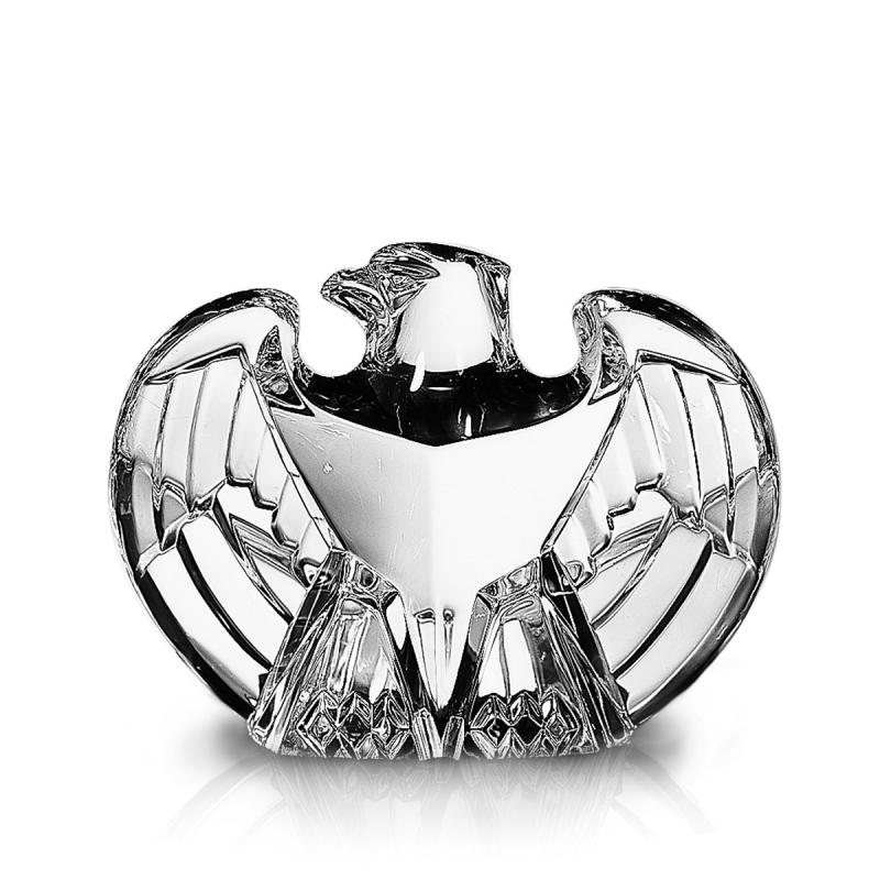 Eagle Poised Glass Art - The Emperor’s Lane
