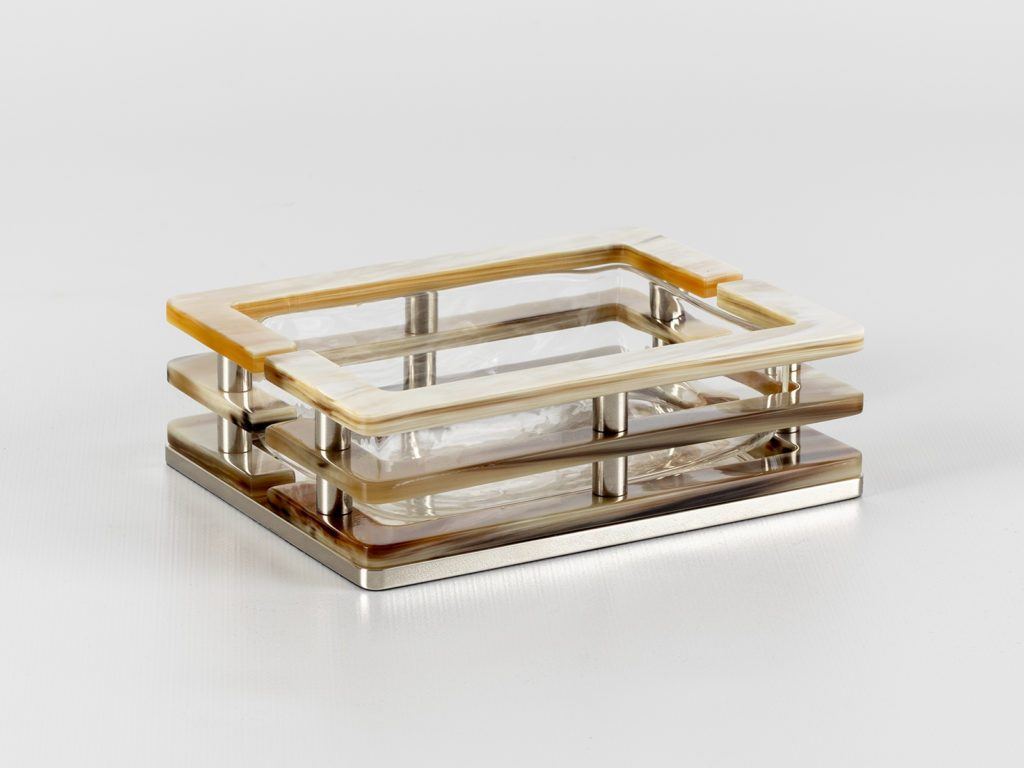Natural Horn Snack Bowl with Glass Bowl - The Emperor’s Lane