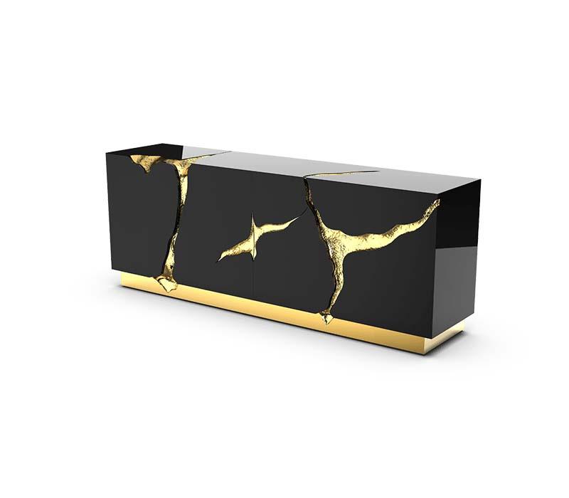 Lapiaz Black Sideboard - The Emperor’s Lane