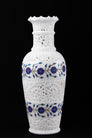 Azure White Gardenia Marble Vase - The Emperor's Lane