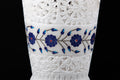 Azure White Gardenia Marble Vase - The Emperor's Lane