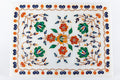 Imperial Floral Marble Tray - The Emperor's Lane