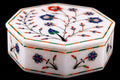 Floral Marble Jewelry Box - The Emperor's Lane