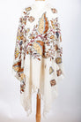 Gardenia Spring Embroidered Shawl - The Emperor’s Lane