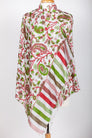 Vibrant Cream Printed Shawl - The Emperor’s Lane