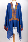 Kangri Royal Blue Embroidered Shawl - The Emperor’s Lane