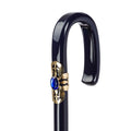 Navy Umbrella with Flowers - The Emperor’s Lane