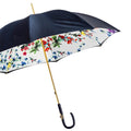 Navy Umbrella with Flowers - The Emperor’s Lane