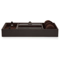 Blake Valet Tray With Cuff, Brown - The Emperor’s Lane