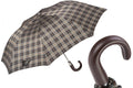 Leather Handle Classic Folding Umbrella - The Emperor’s Lane