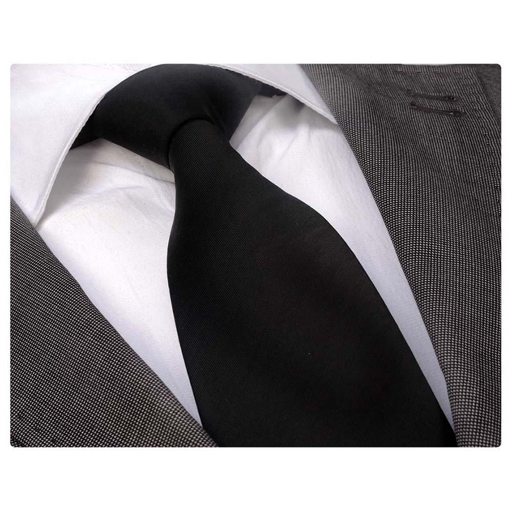 Black Men's Premium Neckties - The Emperor’s Lane