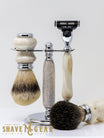 Antler Razor Set with Brush - The Emperor's Lane