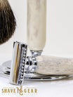 Antler Razor Set with Brush - The Emperor's Lane