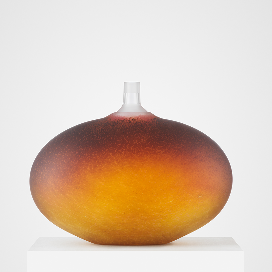 Beans Golden Brown Satin  Glass Art – The Emperor’s Lane