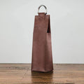 Brown Single-Bottle Wine Tote - The Emperor’s Lane