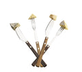 Valais Cheese Cutlery Set, Dark Wood - The Emperor's Lane