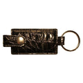 Crocodile Skin Key Fob, Black - The Emperor’s Lane