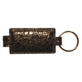 Crocodile Skin Key Fob, Black - The Emperor’s Lane