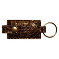 Crocodile Skin Key Fob, Brown - The Emperor’s Lane