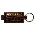 Crocodile Skin Key Fob, Brown - The Emperor’s Lane