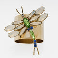 Dragonfly Napkin Rings, Opal - The Emperor's Lane