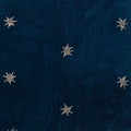 Embroidered Navy Star Pillow - The Emperor’s Lane