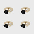 Skinny Puka Shell Napkin Ring, Set of 4 - The Emperor’s Lane
