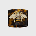 Stripey Bee Resin Napkin Rings, Tortoiseshell, Set of 4 - The Emperor’s Lane