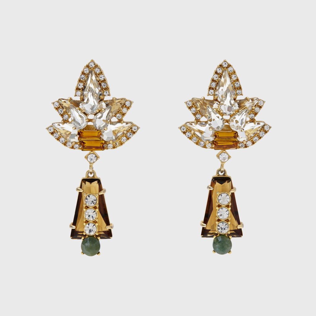Starburst Earrings, Topaz - The Emperor’s Lane