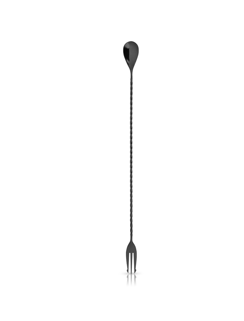 Gunmetal Trident Bar Spoon Straws and Stirrers Luxury Finds 
