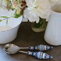 Hand Painted Serving Spoon Set - The Emperor's Lane