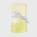 Hydrangea Dinner Napkins, Citrus - The Emperor's Lane