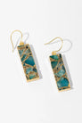 Mojave Rectangle Gemstone Earrings - The Emperor's Lane