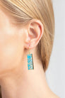 Mojave Rectangle Gemstone Earrings - The Emperor's Lane