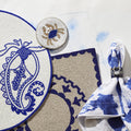 Paisley Cobalt Placemat - The Emperor's Lane