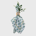 Printed Leaf Dinner Napkins, Green - The Emperor's Lane