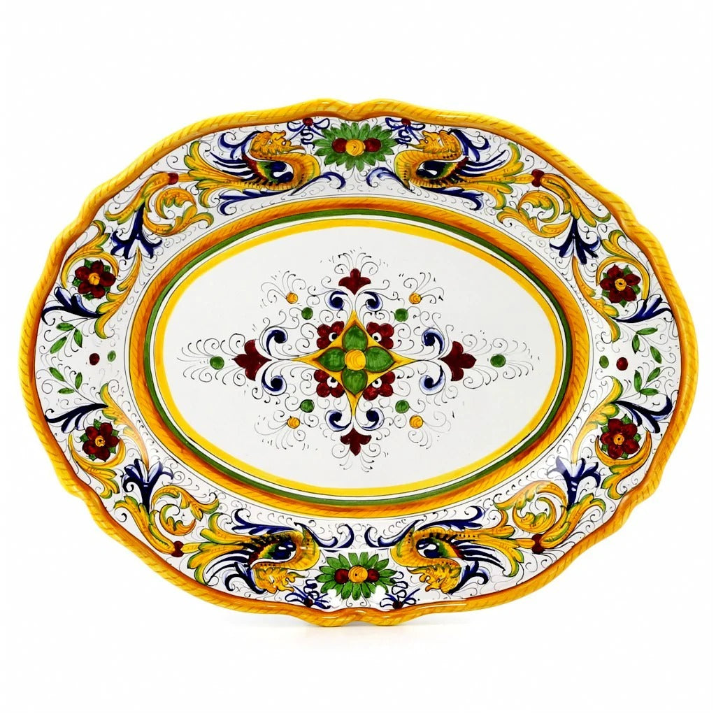 Raffaellesco Oval Serving Platter - The Emperor's Lane