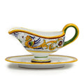 Raffaellesco Gravy Sauce Boat with Tray- The Emperor's Lane