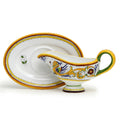 Raffaellesco Gravy Sauce Boat with Tray- The Emperor's Lane