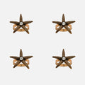 Starfish Skinny Napkin Rings, Bronze, Set of 4 - The Emperor’s Lane