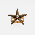 Starfish Skinny Napkin Rings, Bronze, Set of 4 - The Emperor’s Lane