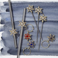 Snowflake Metal Cocktail Straws - The Emperor’s Lane