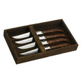 Fassona Steak Knife Set in Dark Wood - The Emperor’s Lane