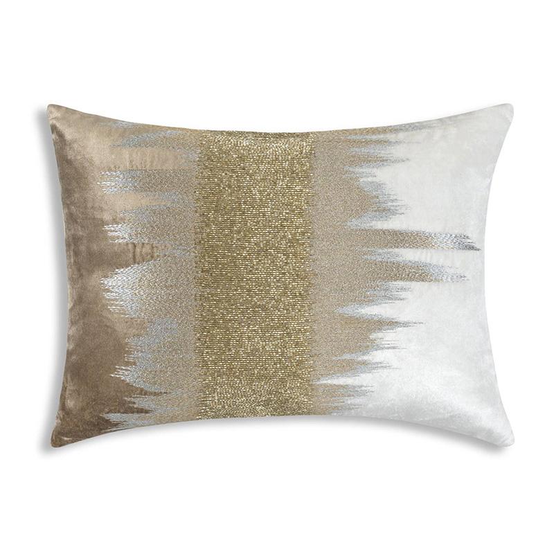 Mira Cream Gold Lumbar Pillow - The Emperor’s Lane
