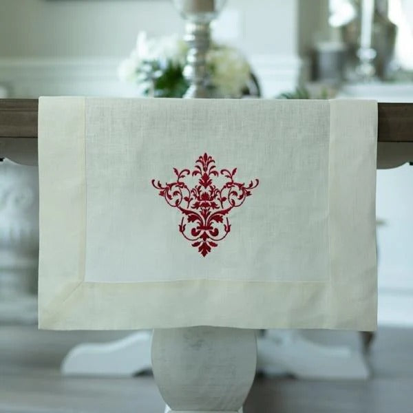 Victorian Red Table Runner