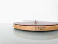 Linael Leather Wall Clock, Cognac - The Emperor's Lane